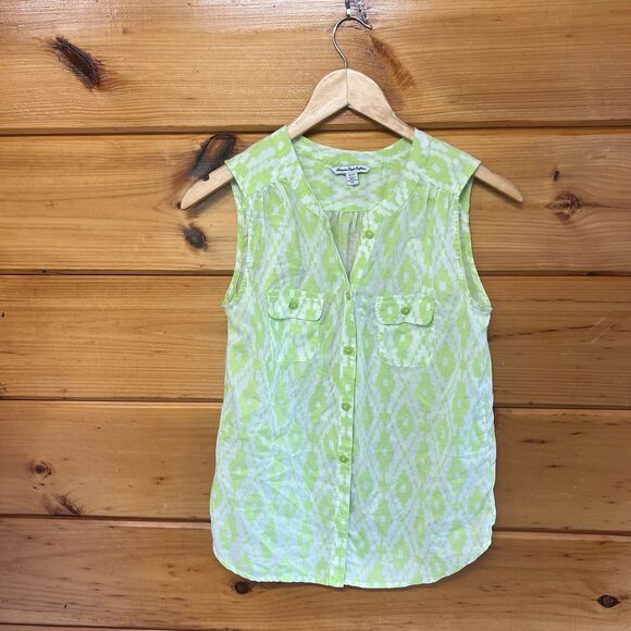 American Eagle Outfitters Lime Green  Woman's Size XS Sleeveless  top tunic - Picture 1 of 4